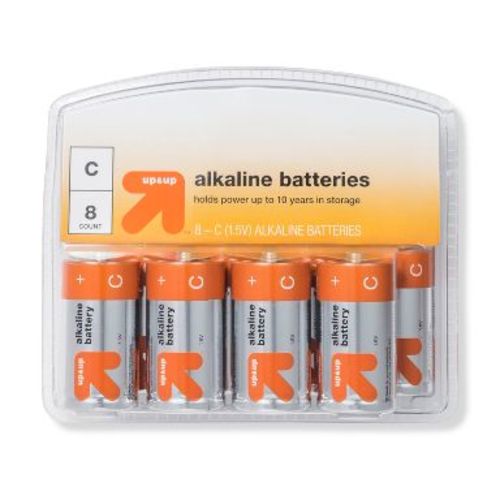 C Batteries - 8ct - up&up™: Size C Household Batteries