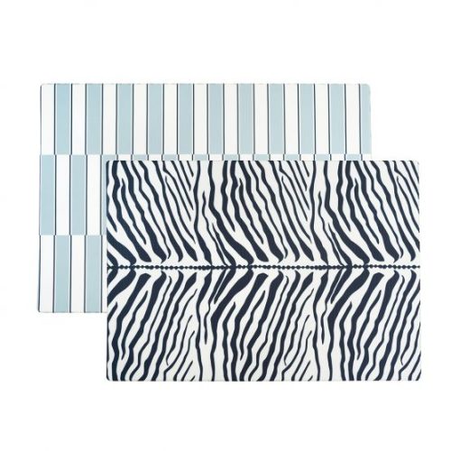 wander & roam Zebra + Stripe Foam Play Mat - TheTot