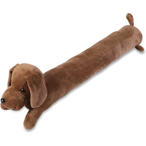 Dog Under Door Draft Stopper Heavy Duty, 3LB 36 Inch Decorative Fabric Door Draft Blocker, Animal Weather Stripping Sound Proof Bottom Seal, Save Energy Reduce Noise Air Stopper Guard