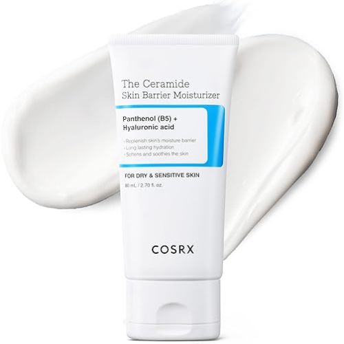 COSRX Ceramide Skin Barrier Moisturizer for Face with 7 Ceramides, Hyaluronic Acid & Panthenol for All Skin Types, 2.7 fl.oz, Korean Skin Care, Stocking stuffers for women