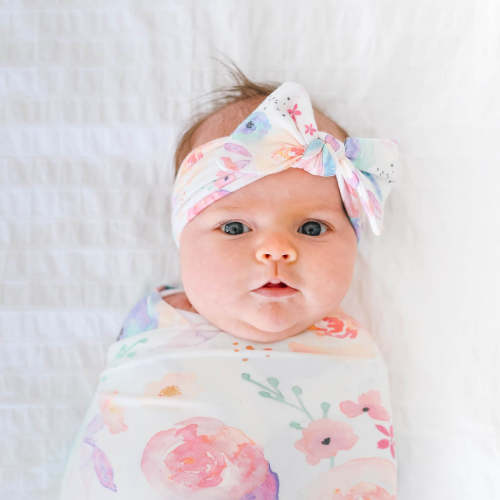 Knit Headband Bow - Bloom