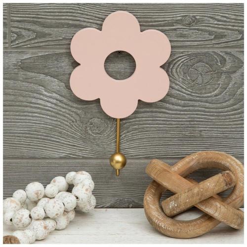 Flower Wood Wall Hook