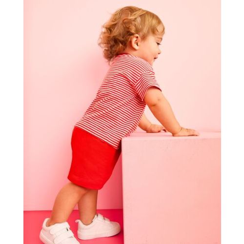Baby Striped T-Shirt & Shorts Set