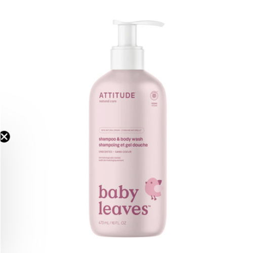 Baby Shampoo & Body Wash 2-in-1 - Clean Ingredients I ATTITUDE