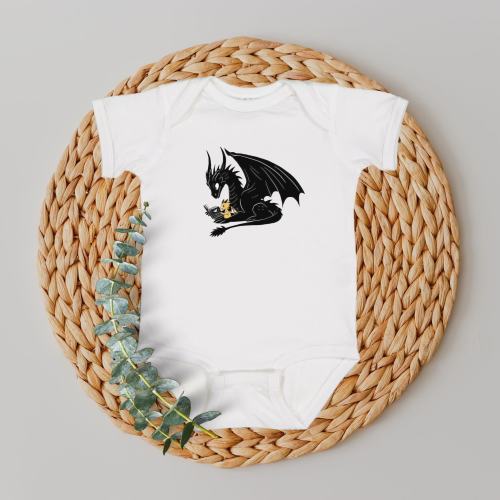 Violent Little Thing Fourth Wing Baby Bodysuit, Basgiath War College Hoodie, Baby Dragon Rider Bodysuit, Xaden And Violet, Tairn And Andarna