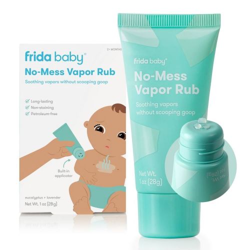 Frida Baby No-Mess Vapor Rub for Chest, Neck, and Back - Soothing Eucalyptus & Lavender