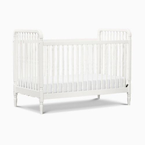 Liberty 3-in-1 Convertible Spindle Crib with Toddler Bed Conversion Kit - Warm White