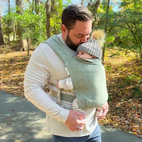 Green Baby Carrier | Ergonomic Soft Structured Carrier