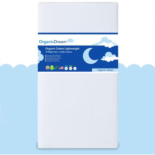 Organic Cotton 2-Stage Lightweight Crib Mattress | Organic Dream®