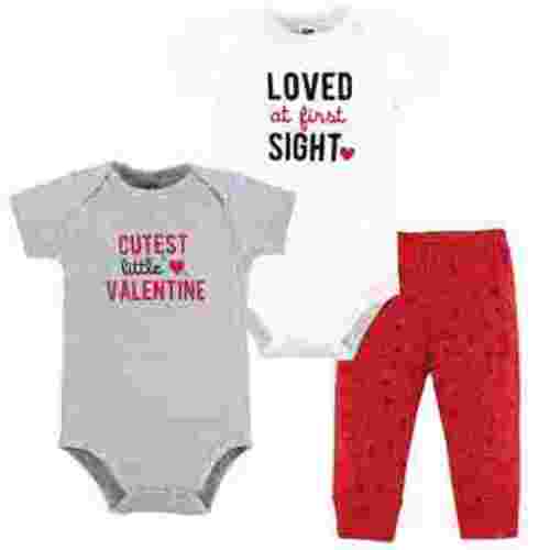 Hudson Baby Unisex Cotton Bodysuit and Pant Set, Cutest Valentine, 3-6 Months
