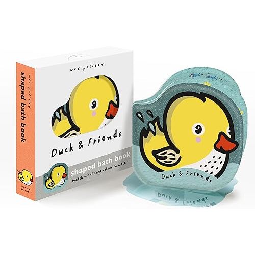 Duck & Friends: Watch me change color in water! (Wee Gallery Shaped Bath Books) Bath Book – April 1, 2025