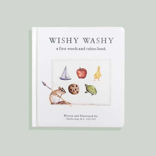 Paige Tate & Co. - Wishy Washy: A Board Book of First Words and Colors | SUGARTREE MILL CO.