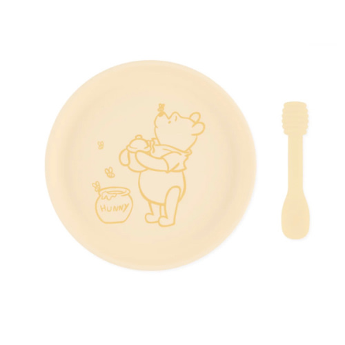 Silicone Plate + Spoon Set: Disney Winnie the Pooh – Bumkins
