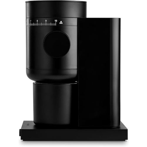 Fellow Opus 2 Conical Burr Grinder – Electric Coffee Grinder for Home Use, 48 mm Burrs, Stepless Grind Adjustment, Espresso to Cold Brew Range, Anti-Static, Auto Stop, Black