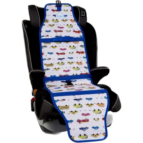 Car Seat Cooling Pad for Babies, Toddlers, and Kids - Comfortable and Durable Cooling Pad for Hot Summer Days - One Size Fits All, Car White