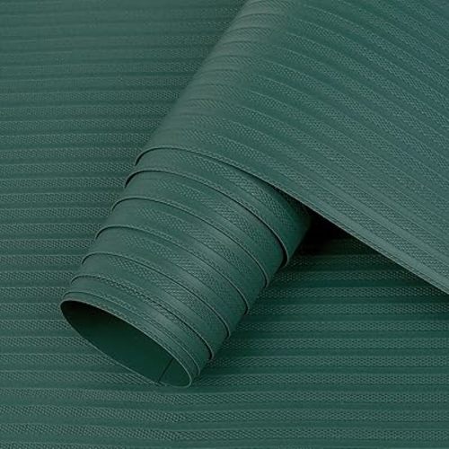 Shelf Liners Non Adhesive Kitchen Drawer Cabinet Liner, Waterproof Durable Liners for Shelves Refrigerator Pantry Cupboard Protector Mat, Green 11.8 x 78.7 inches