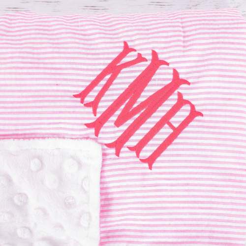 Personalized Baby Blankets, Monogrammed Seersucker Baby Blanket, Custom Baby Blanket, Personalized Baby Gifts, Baby Boy/Girl