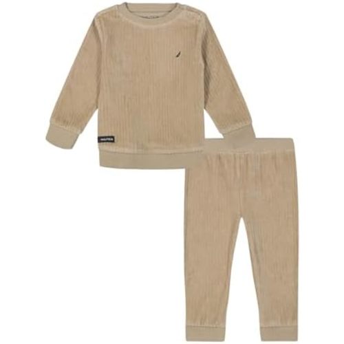 Nautica boys 2pc Velour Pant Set 12 M