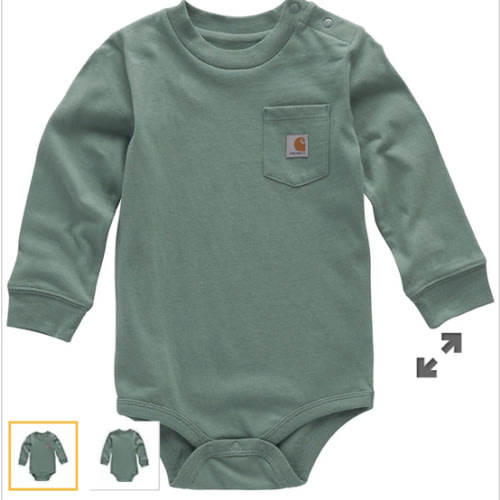 Boys' Long Sleeve Pocket Bodysuit (Baby) | Holiday Clothing & Accessories | Carhartt