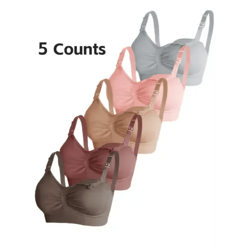 Maternity Solid Color Nursing Bra - Comfortable & Adjustable - TikTok Shop