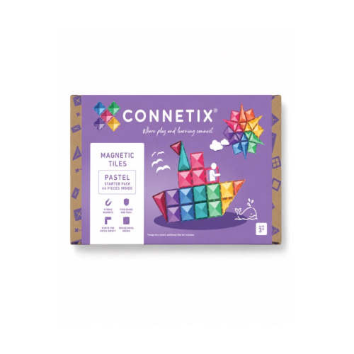 CONNETIX Pastel Starter Pack 64 pc - Magnetic Tiles – Cherrypick
