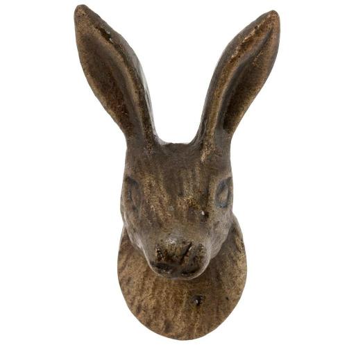 Antique Bronze Bunny Head Knob
