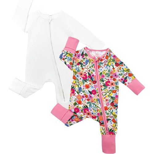 Bow Dream Baby Bamboo Rayon Romper Girl Footless Viscose Newborn Infant Footie Mitten Cuffs Toddler Boy Clothes