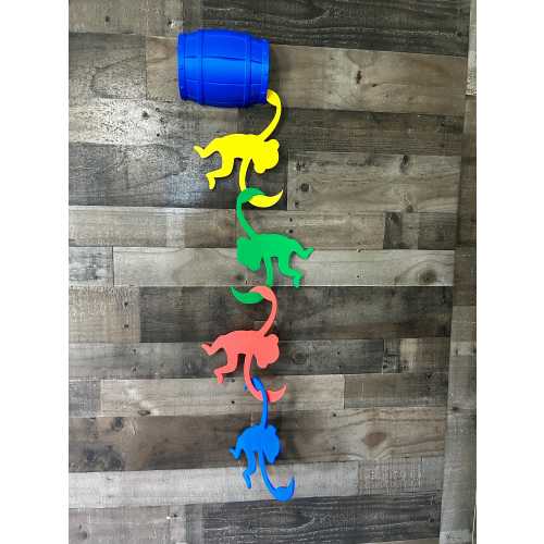 Barrel of Monkeys Wall Decor, Playful Nursery, Toy Story Theme