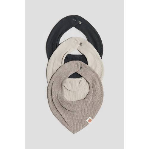 3-PACK COTTON BANDANA BIBS