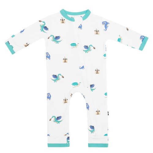 Zippered Romper in Dragon