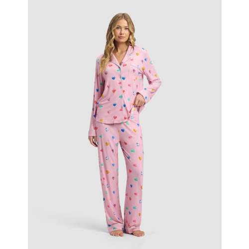 Women's Bamboo Stretch-Knit Long Sleeve Pajama Set | Cozy Earth