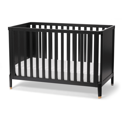 Little Seeds Aster 4-in-1 Convertible Crib, Black