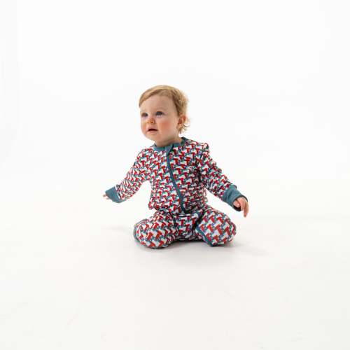 Texas Flag Baby Zip Up | Texas Infant Gift | BURLEBO