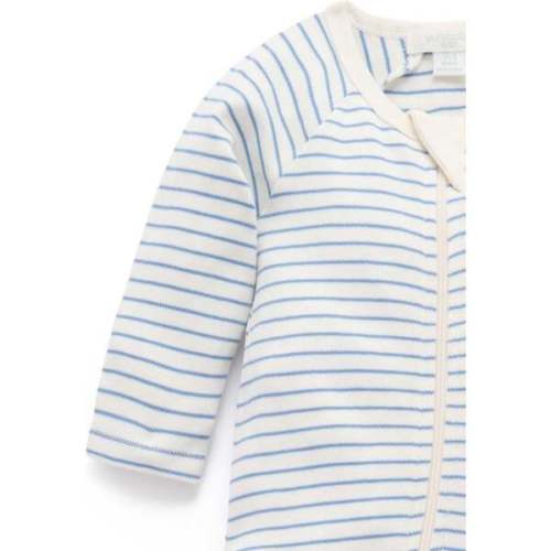 2 Pack Printed Zip Footie Migrating Animals Print - Purebaby | Maisonette