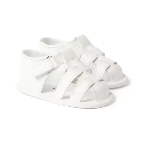 Baby White Baby Fisherman Sandal by Janie and Jack