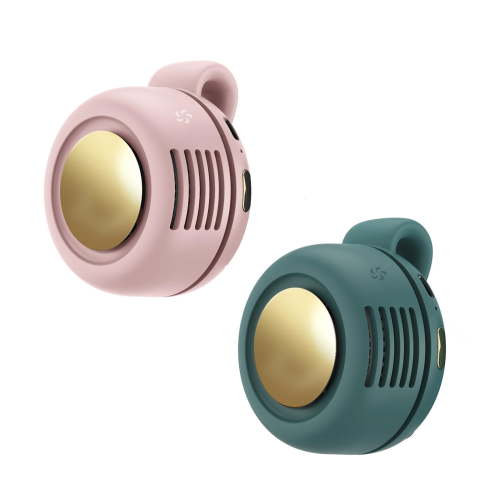 Portable Clip-On Fan, Mini USB Rechargeable 360° Rotatable Fan, 3-Speed Silent Mini Bladeless Fans