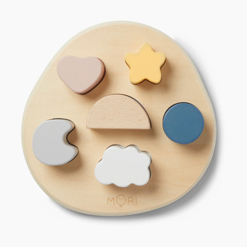 MORI Wooden Shape Sorter - Rainbow
