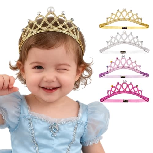 DANMY Little Girl Super Elastic Headband Toddler Hair Band Soft Headwrap Crown Children Hair Accessories