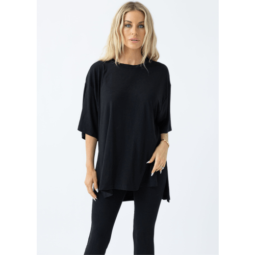 All Weekend Long Pant Set Black