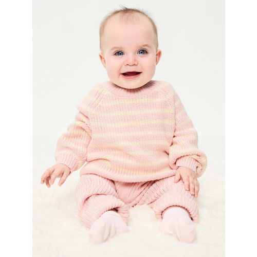 Cozy Ribbed Sweater and Leggings Set for Baby