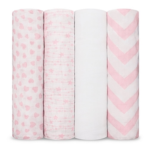 Muslin Swaddle Blankets Neutral Receiving Blanket for Boys and Girls by Comfy Cubs (Blue)Muslin Swaddle Blankets Neutral Receiving Blanket for Boys and Girls by Comfy Cubs (Pink)