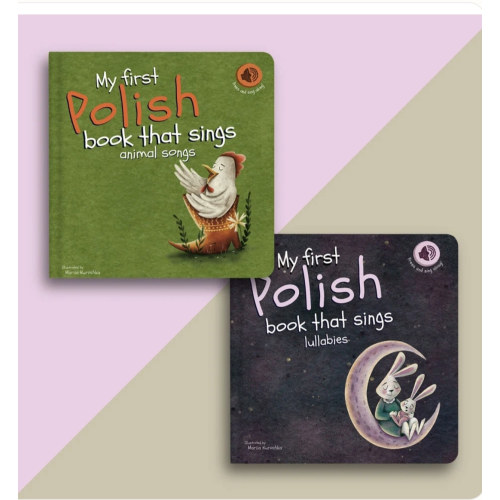Set of 2 Polish Books that Sing