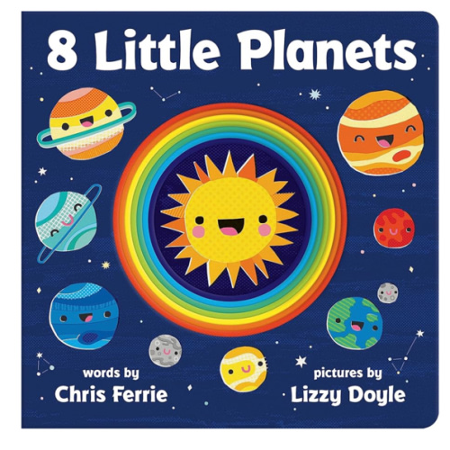 8 Little Planets: A Solar System Book for Kids with Unique Planet Cutouts