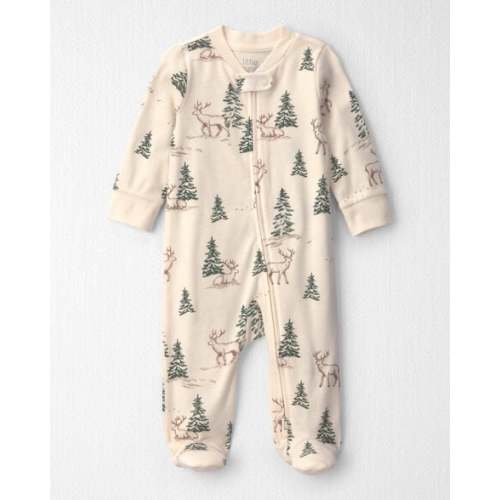 Baby Organic Cotton Sleep & Play Pajamas in Reindeer Forest - Little Planet | Carter's