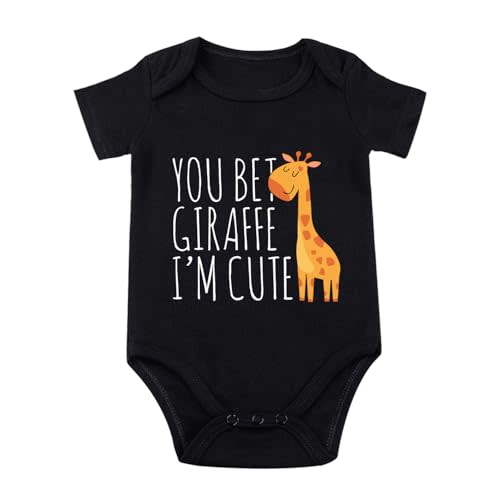 listery Funny Baby Clothes Boy Cute Giraffe Baby Funny Newborn For Baby Bodysuit Babies Romper Infant