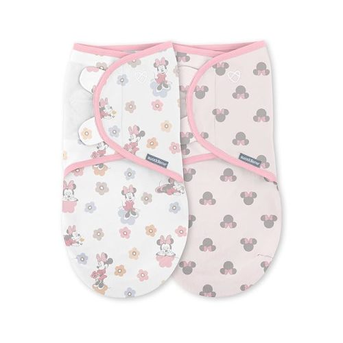 SwaddleMe by Ingenuity Ingenuity Original Baby Swaddle, Minnie Mouse