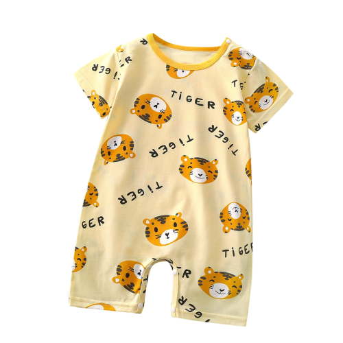 BXSRUTA Baby Boy Girl Romper Summer Clothing Newborn Baby Cotton Short Sleeve Thin Crawling Suit Baby Onesie Ha Clothes Baby Clothes, 3M
