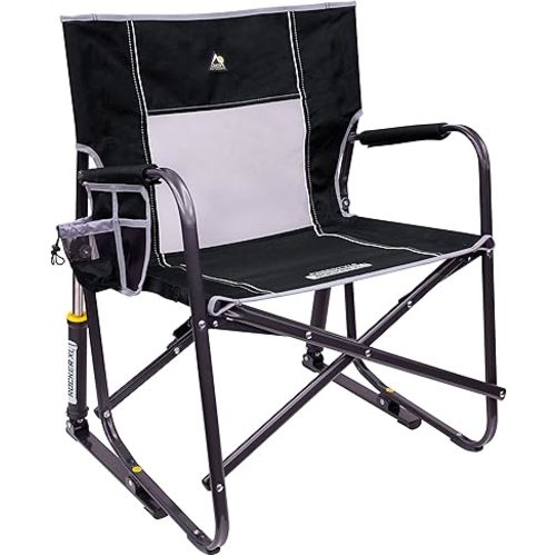 GCI Outdoor Freestyle Rocker XL Portable Folding Rocking Chair and Outdoor Camping Chair