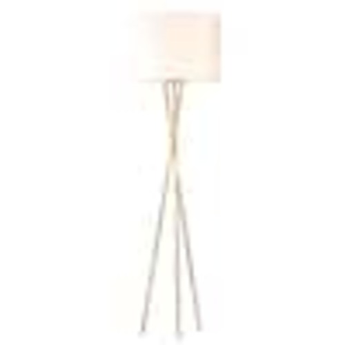 Warehouse of Tiffany Yaram 62 in. 1-Light Indoor Polished Brass Floor Lamp D11051
