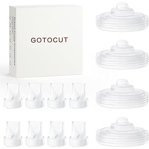 12 Pack Replacement Parts for Momcozy M5 Breast Pump, Replace to Mom Cozy M5 Duckbill Valve Diaphgram, Breastfeeding Essential Accessories